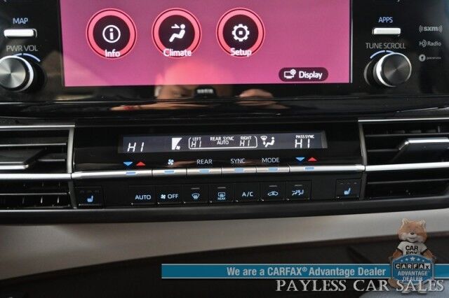 2023 Toyota Sienna XLE / AWD / Hybrid / Power & Heated Leather Seats / Sunroof / Adaptive Cruise / Lane Departure & Blind Spot / Rear Captain Chairs / 3rd Row / Seats 7 / Apple CarPlay & Android Auto / Back Up Camera / 36 MPG / 1-Owner Anchorage AK