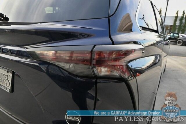 2023 Toyota Sienna XLE / AWD / Hybrid / Power & Heated Leather Seats / Sunroof / Adaptive Cruise / Lane Departure & Blind Spot / Rear Captain Chairs / 3rd Row / Seats 7 / Apple CarPlay & Android Auto / Back Up Camera / 36 MPG / 1-Owner Anchorage AK