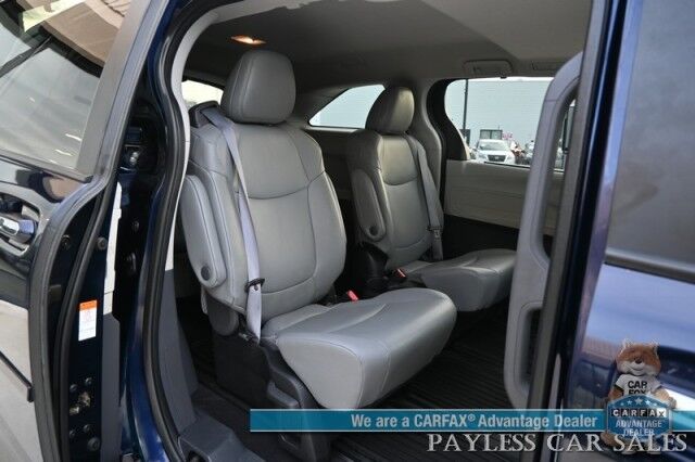 2023 Toyota Sienna XLE / AWD / Hybrid / Power & Heated Leather Seats / Sunroof / Adaptive Cruise / Lane Departure & Blind Spot / Rear Captain Chairs / 3rd Row / Seats 7 / Apple CarPlay & Android Auto / Back Up Camera / 36 MPG / 1-Owner Anchorage AK