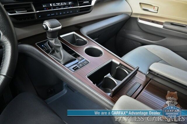 2023 Toyota Sienna XLE / AWD / Hybrid / Power & Heated Leather Seats / Sunroof / Adaptive Cruise / Lane Departure & Blind Spot / Rear Captain Chairs / 3rd Row / Seats 7 / Apple CarPlay & Android Auto / Back Up Camera / 36 MPG / 1-Owner Anchorage AK