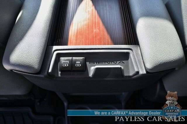 2023 Toyota Sienna XLE / AWD / Hybrid / Power & Heated Leather Seats / Sunroof / Adaptive Cruise / Lane Departure & Blind Spot / Rear Captain Chairs / 3rd Row / Seats 7 / Apple CarPlay & Android Auto / Back Up Camera / 36 MPG / 1-Owner Anchorage AK