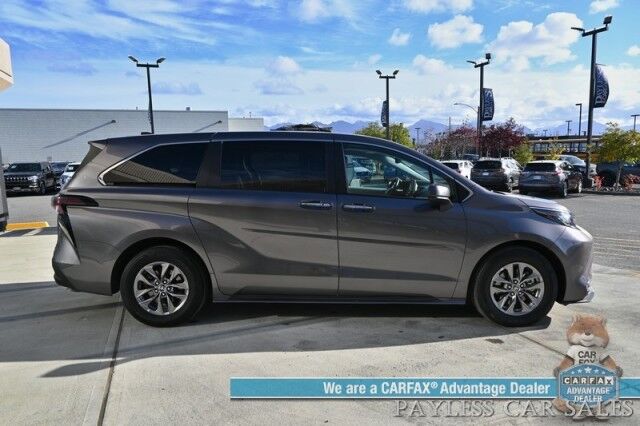 2023 Toyota Sienna XLE / AWD / Hybrid / Power & Heated Leather Seats / Sunroof / Adaptive Cruise / Lane Departure & Blind Spot / Rear Captain Chairs / 3rd Row / Seats 7 / Apple CarPlay & Android Auto / Back Up Camera / 36 MPG / 1-Owner Anchorage AK