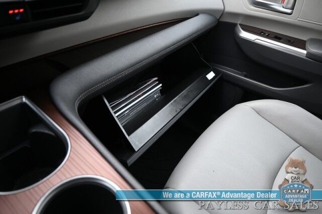 2023 Toyota Sienna XLE / AWD / Hybrid / Power & Heated Leather Seats / Sunroof / Adaptive Cruise / Lane Departure & Blind Spot / Rear Captain Chairs / 3rd Row / Seats 7 / Apple CarPlay & Android Auto / Back Up Camera / 36 MPG / 1-Owner Anchorage AK