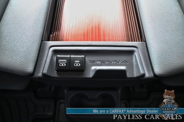 2023 Toyota Sienna XLE / AWD / Hybrid / Power & Heated Leather Seats / Sunroof / Adaptive Cruise / Lane Departure & Blind Spot / Rear Captain Chairs / 3rd Row / Seats 7 / Apple CarPlay & Android Auto / Back Up Camera / 36 MPG / 1-Owner Anchorage AK
