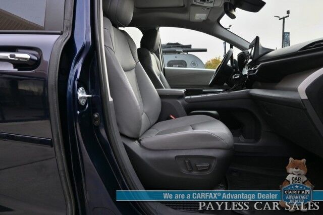 2023 Toyota Sienna XLE / AWD / Hybrid / Power & Heated Leather Seats / Sunroof / Adaptive Cruise / Lane Departure & Blind Spot / Rear Captain Chairs / 3rd Row / Seats 7 / Apple CarPlay & Android Auto / Back Up Camera / 36 MPG / 1-Owner Anchorage AK