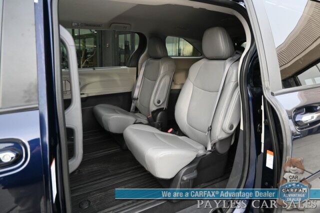 2023 Toyota Sienna XLE / AWD / Hybrid / Power & Heated Leather Seats / Sunroof / Adaptive Cruise / Lane Departure & Blind Spot / Rear Captain Chairs / 3rd Row / Seats 7 / Apple CarPlay & Android Auto / Back Up Camera / 36 MPG / 1-Owner Anchorage AK