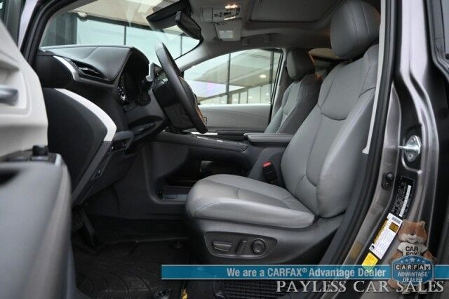 2023 Toyota Sienna XLE / AWD / Hybrid / Power & Heated Leather Seats / Sunroof / Lane Departure & Blind Spot Alert / Adaptive Cruise / Apple CarPlay & Android Auto / Rear Captain Chairs / 3rd Row / Seats 7 / 36 MPG / 1-Owner Anchorage AK 2023 Toyota Sienna XLE / AWD / Hybrid / Power & Heated Leather Seats / Sunroof / Lane Departure & Blind Spot Alert / Adaptive Cruise / Apple CarPlay & Android Auto / Rear Captain Chairs / 3rd Row / Seats 7 / 36 MPG / 1-Owner Anchorage AK