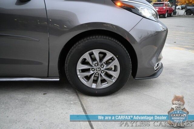2023 Toyota Sienna XLE / AWD / Hybrid / Power & Heated Leather Seats / Sunroof / Lane Departure & Blind Spot Alert / Adaptive Cruise / Apple CarPlay & Android Auto / Rear Captain Chairs / 3rd Row / Seats 7 / 36 MPG / 1-Owner Anchorage AK 2023 Toyota Sienna XLE / AWD / Hybrid / Power & Heated Leather Seats / Sunroof / Lane Departure & Blind Spot Alert / Adaptive Cruise / Apple CarPlay & Android Auto / Rear Captain Chairs / 3rd Row / Seats 7 / 36 MPG / 1-Owner Anchorage AK