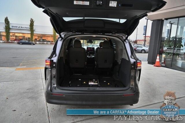 2023 Toyota Sienna XLE / AWD / Hybrid / Power & Heated Leather Seats / Sunroof / Lane Departure & Blind Spot Alert / Adaptive Cruise / Apple CarPlay & Android Auto / Rear Captain Chairs / 3rd Row / Seats 7 / 36 MPG / 1-Owner Anchorage AK 2023 Toyota Sienna XLE / AWD / Hybrid / Power & Heated Leather Seats / Sunroof / Lane Departure & Blind Spot Alert / Adaptive Cruise / Apple CarPlay & Android Auto / Rear Captain Chairs / 3rd Row / Seats 7 / 36 MPG / 1-Owner Anchorage AK