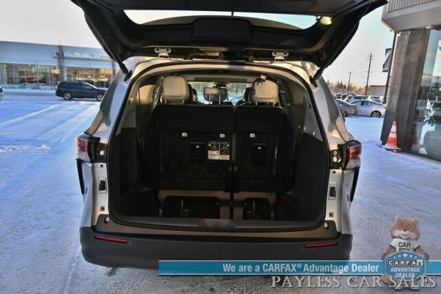 2023 Toyota Sienna XLE Hybrid / AWD / Auto Start / Power & Heated Leather Seats / Sunroof / Adaptive Cruise / Lane Depart & Blind Spot / Apple CarPlay & Android Auto / Back Up Cam / Rear Captain Chairs / 3rd Row / 36 MPG / 1-Owner Anchorage AK 2023 Toyota Sienna XLE Hybrid / AWD / Auto Start / Power & Heated Leather Seats / Sunroof / Adaptive Cruise / Lane Depart & Blind Spot / Apple CarPlay & Android Auto / Back Up Cam / Rear Captain Chairs / 3rd Row / 36 MPG / 1-Owner Anchorage AK