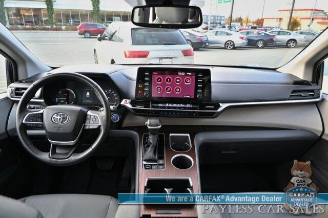 2023 Toyota Sienna XLE Hybrid / AWD / Power & Heated Leather Seats / Sunroof / Adaptive Cruise / Lane Depart & Blind Spot Alert / Apple CarPlay & Android Auto / Back Up Camera / Rear Captain Chairs / 3rd Row / 36 MPG / 1-Owner Wasilla AK