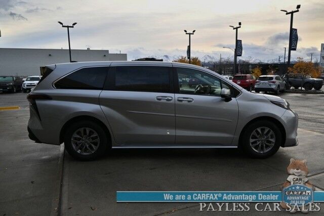 2023 Toyota Sienna XLE Hybrid / AWD / Power & Heated Leather Seats / Sunroof / Adaptive Cruise / Lane Depart & Blind Spot Alert / Apple CarPlay & Android Auto / Back Up Camera / Rear Captain Chairs / 3rd Row / 36 MPG / 1-Owner Wasilla AK