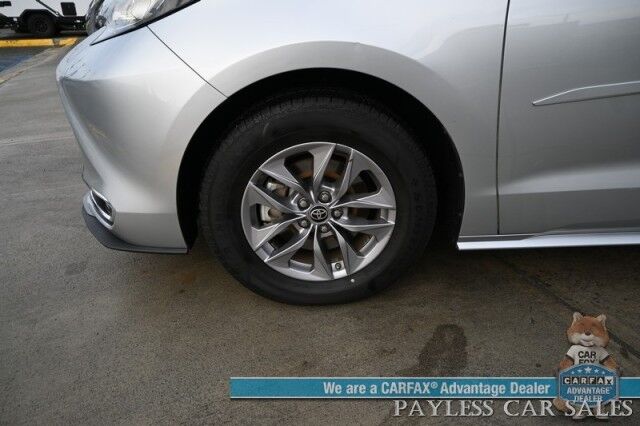 2023 Toyota Sienna XLE Hybrid / AWD / Power & Heated Leather Seats / Sunroof / Adaptive Cruise / Lane Depart & Blind Spot Alert / Apple CarPlay & Android Auto / Back Up Camera / Rear Captain Chairs / 3rd Row / 36 MPG / 1-Owner Wasilla AK