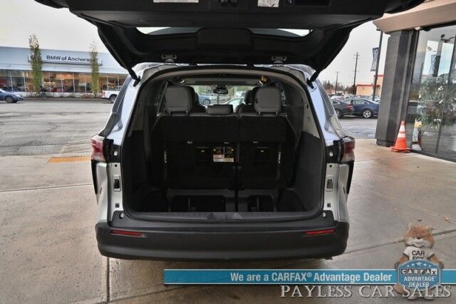 2023 Toyota Sienna XLE Hybrid / AWD / Power & Heated Leather Seats / Sunroof / Adaptive Cruise / Lane Depart & Blind Spot Alert / Apple CarPlay & Android Auto / Back Up Camera / Rear Captain Chairs / 3rd Row / 36 MPG / 1-Owner Wasilla AK