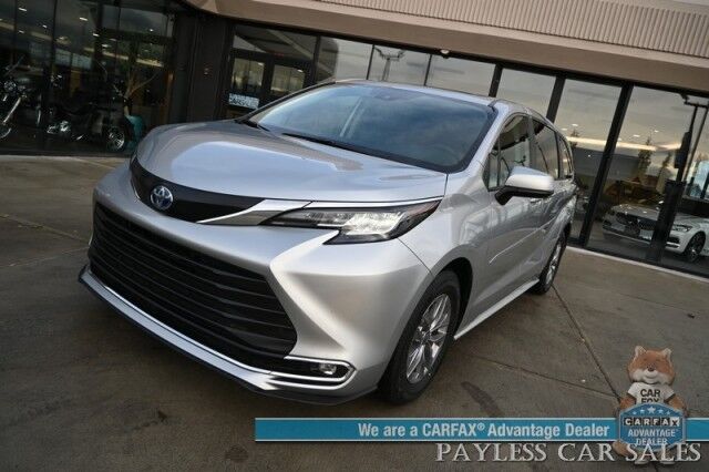 2023 Toyota Sienna XLE Hybrid / AWD / Power & Heated Leather Seats / Sunroof / Adaptive Cruise / Lane Depart & Blind Spot Alert / Apple CarPlay & Android Auto / Back Up Camera / Rear Captain Chairs / 3rd Row / 36 MPG / 1-Owner Wasilla AK