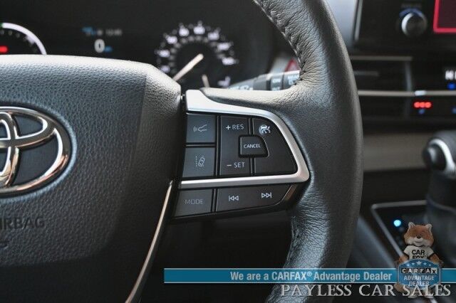 2023 Toyota Sienna XLE Hybrid / AWD / Power & Heated Leather Seats / Sunroof / Adaptive Cruise / Lane Depart & Blind Spot Alert / Apple CarPlay & Android Auto / Back Up Camera / Rear Captain Chairs / 3rd Row / 36 MPG / 1-Owner Anchorage AK 2023 Toyota Sienna XLE Hybrid / AWD / Power & Heated Leather Seats / Sunroof / Adaptive Cruise / Lane Depart & Blind Spot Alert / Apple CarPlay & Android Auto / Back Up Camera / Rear Captain Chairs / 3rd Row / 36 MPG / 1-Owner Anchorage AK