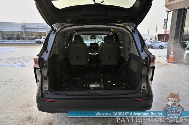2023 Toyota Sienna XLE Hybrid / AWD / Power & Heated Leather Seats / Sunroof / Adaptive Cruise / Lane Depart & Blind Spot Alert / Apple CarPlay & Android Auto / Back Up Camera / Rear Captain Chairs / 3rd Row / 36 MPG / 1-Owner Wasilla AK