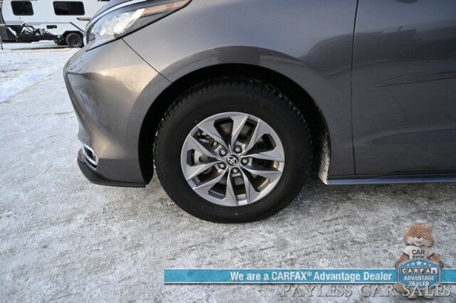 2023 Toyota Sienna XLE Hybrid / AWD / Power & Heated Leather Seats / Sunroof / Adaptive Cruise / Lane Depart & Blind Spot Alert / Apple CarPlay & Android Auto / Back Up Camera / Rear Captain Chairs / 3rd Row / 36 MPG / 1-Owner Wasilla AK