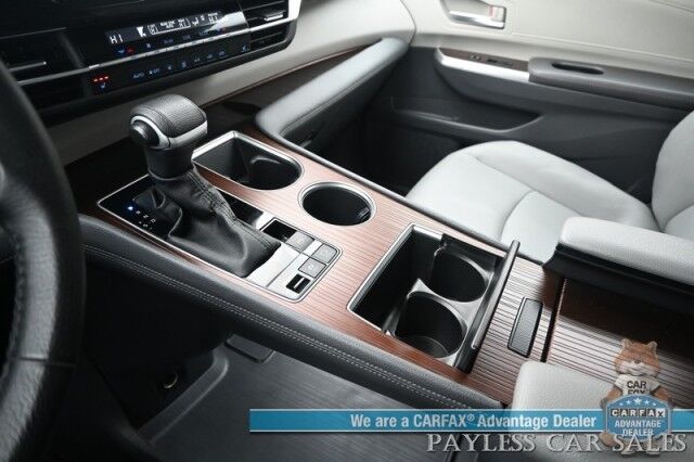 2023 Toyota Sienna XLE Hybrid / AWD / Power & Heated Leather Seats / Sunroof / Adaptive Cruise / Lane Depart & Blind Spot Alert / Apple CarPlay & Android Auto / Back Up Camera / Rear Captain Chairs / 3rd Row / 36 MPG / 1-Owner Anchorage AK 2023 Toyota Sienna XLE Hybrid / AWD / Power & Heated Leather Seats / Sunroof / Adaptive Cruise / Lane Depart & Blind Spot Alert / Apple CarPlay & Android Auto / Back Up Camera / Rear Captain Chairs / 3rd Row / 36 MPG / 1-Owner Anchorage AK