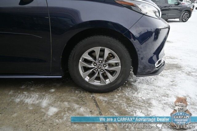 2023 Toyota Sienna XLE Hybrid / AWD / Power & Heated Leather Seats / Sunroof / Adaptive Cruise / Lane Depart & Blind Spot Alert / Apple CarPlay & Android Auto / Back Up Camera / Rear Captain Chairs / 3rd Row / 36 MPG / 1-Owner Anchorage AK 2023 Toyota Sienna XLE Hybrid / AWD / Power & Heated Leather Seats / Sunroof / Adaptive Cruise / Lane Depart & Blind Spot Alert / Apple CarPlay & Android Auto / Back Up Camera / Rear Captain Chairs / 3rd Row / 36 MPG / 1-Owner Anchorage AK