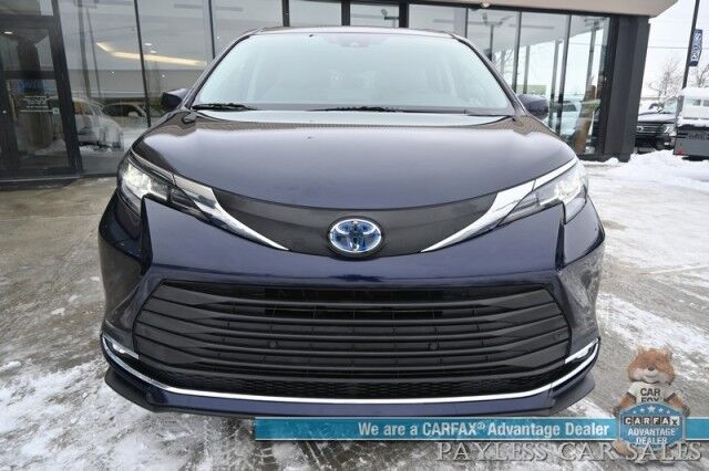 2023 Toyota Sienna XLE Hybrid / AWD / Power & Heated Leather Seats / Sunroof / Adaptive Cruise / Lane Depart & Blind Spot Alert / Apple CarPlay & Android Auto / Back Up Camera / Rear Captain Chairs / 3rd Row / 36 MPG / 1-Owner Anchorage AK 2023 Toyota Sienna XLE Hybrid / AWD / Power & Heated Leather Seats / Sunroof / Adaptive Cruise / Lane Depart & Blind Spot Alert / Apple CarPlay & Android Auto / Back Up Camera / Rear Captain Chairs / 3rd Row / 36 MPG / 1-Owner Anchorage AK
