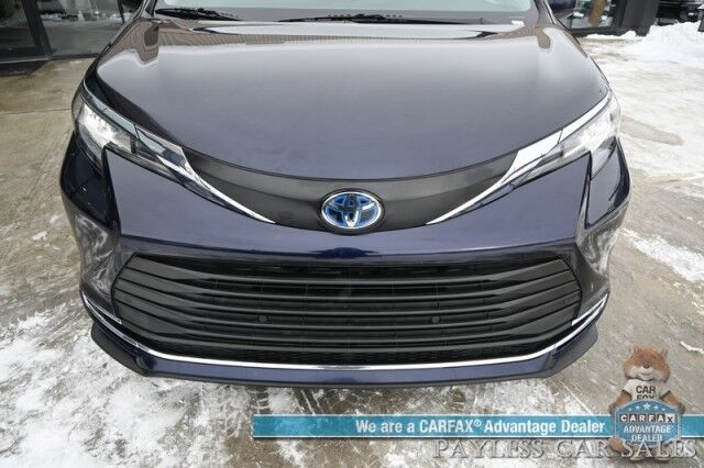 2023 Toyota Sienna XLE Hybrid / AWD / Power & Heated Leather Seats / Sunroof / Adaptive Cruise / Lane Depart & Blind Spot Alert / Apple CarPlay & Android Auto / Back Up Camera / Rear Captain Chairs / 3rd Row / 36 MPG / 1-Owner Anchorage AK 2023 Toyota Sienna XLE Hybrid / AWD / Power & Heated Leather Seats / Sunroof / Adaptive Cruise / Lane Depart & Blind Spot Alert / Apple CarPlay & Android Auto / Back Up Camera / Rear Captain Chairs / 3rd Row / 36 MPG / 1-Owner Anchorage AK