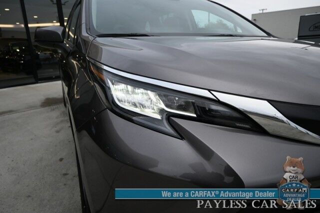 2023 Toyota Sienna XLE Hybrid / AWD / Power & Heated Leather Seats / Sunroof / Adaptive Cruise / Lane Depart & Blind Spot Alert / Apple CarPlay & Android Auto / Back Up Camera / Rear Captain Chairs / 3rd Row / 36 MPG / 1-Owner Wasilla AK