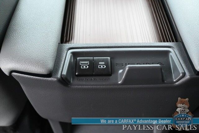 2023 Toyota Sienna XLE Hybrid / AWD / Power & Heated Leather Seats / Sunroof / Adaptive Cruise / Lane Depart & Blind Spot Alert / Apple CarPlay & Android Auto / Back Up Camera / Rear Captain Chairs / 3rd Row / 36 MPG / 1-Owner Anchorage AK