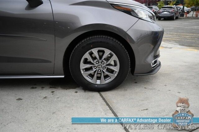 2023 Toyota Sienna XLE Hybrid / AWD / Power & Heated Leather Seats / Sunroof / Adaptive Cruise / Lane Depart & Blind Spot Alert / Apple CarPlay & Android Auto / Back Up Camera / Rear Captain Chairs / 3rd Row / 36 MPG / 1-Owner Wasilla AK