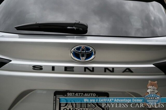 2023 Toyota Sienna XLE Hybrid / AWD / Power & Heated Leather Seats / Sunroof / Adaptive Cruise / Lane Depart & Blind Spot Alert / Apple CarPlay & Android Auto / Back Up Camera / Rear Captain Chairs / 3rd Row / 36 MPG / 1-Owner Anchorage AK