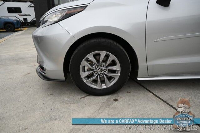 2023 Toyota Sienna XLE Hybrid / AWD / Power & Heated Leather Seats / Sunroof / Adaptive Cruise / Lane Depart & Blind Spot Alert / Apple CarPlay & Android Auto / Back Up Camera / Rear Captain Chairs / 3rd Row / 36 MPG / 1-Owner Anchorage AK