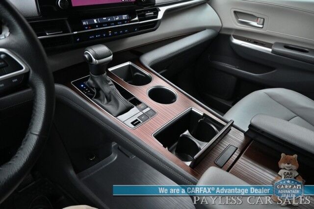 2023 Toyota Sienna XLE Hybrid / AWD / Power & Heated Leather Seats / Sunroof / Adaptive Cruise / Lane Depart & Blind Spot Alert / Apple CarPlay & Android Auto / Back Up Camera / Rear Captain Chairs / 3rd Row / 36 MPG / 1-Owner Wasilla AK