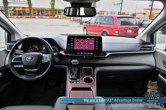 2023 Toyota Sienna XLE Hybrid / AWD / Power & Heated Leather Seats / Sunroof / Adaptive Cruise / Lane Depart & Blind Spot Alert / Apple CarPlay & Android Auto / Back Up Camera / Rear Captain Chairs / 3rd Row / 36 MPG / 1-Owner Wasilla AK