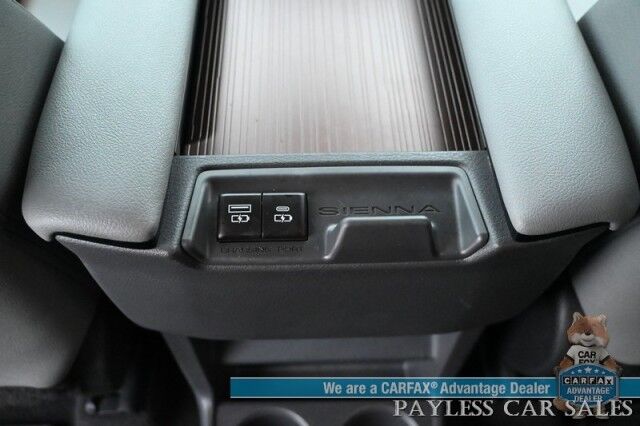 2023 Toyota Sienna XLE Hybrid / AWD / Power & Heated Leather Seats / Sunroof / Adaptive Cruise / Lane Depart & Blind Spot Alert / Apple CarPlay & Android Auto / Back Up Camera / Rear Captain Chairs / 3rd Row / 36 MPG / 1-Owner Anchorage AK