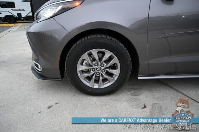 2023 Toyota Sienna XLE Hybrid / AWD / Power & Heated Leather Seats / Sunroof / Adaptive Cruise / Lane Depart & Blind Spot Alert / Apple CarPlay & Android Auto / Back Up Camera / Rear Captain Chairs / 3rd Row / 36 MPG / 1-Owner Anchorage AK 2023 Toyota Sienna XLE Hybrid / AWD / Power & Heated Leather Seats / Sunroof / Adaptive Cruise / Lane Depart & Blind Spot Alert / Apple CarPlay & Android Auto / Back Up Camera / Rear Captain Chairs / 3rd Row / 36 MPG / 1-Owner Anchorage AK