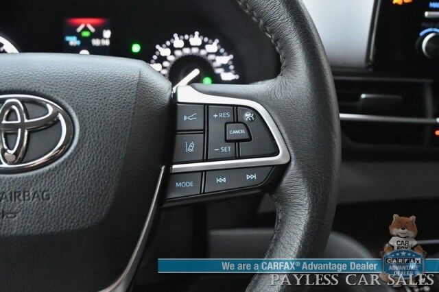 2023 Toyota Sienna XLE Hybrid / AWD / Power & Heated Leather Seats / Sunroof / Adaptive Cruise / Lane Depart & Blind Spot Alert / Apple CarPlay & Android Auto / Back Up Camera / Rear Captain Chairs / 3rd Row / 36 MPG / 1-Owner Anchorage AK