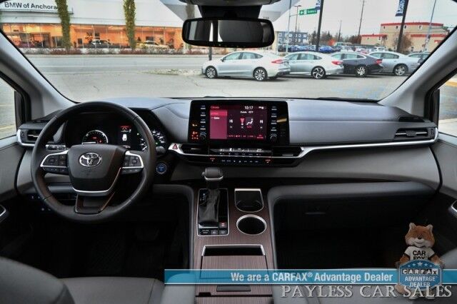 2023 Toyota Sienna XLE Hybrid / AWD / Power & Heated Leather Seats / Sunroof / Adaptive Cruise / Lane Depart & Blind Spot Alert / Apple CarPlay & Android Auto / Back Up Camera / Rear Captain Chairs / 3rd Row / 36 MPG / 1-Owner Anchorage AK