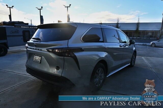 2023 Toyota Sienna XLE Hybrid / AWD / Power & Heated Leather Seats / Sunroof / Adaptive Cruise / Lane Depart & Blind Spot Alert / Apple CarPlay & Android Auto / Back Up Camera / Rear Captain Chairs / 3rd Row / 36 MPG / 1-Owner Anchorage AK 2023 Toyota Sienna XLE Hybrid / AWD / Power & Heated Leather Seats / Sunroof / Adaptive Cruise / Lane Depart & Blind Spot Alert / Apple CarPlay & Android Auto / Back Up Camera / Rear Captain Chairs / 3rd Row / 36 MPG / 1-Owner Anchorage AK