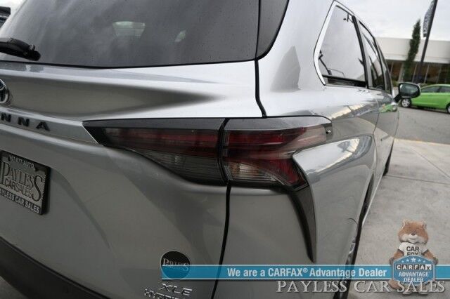 2023 Toyota Sienna XLE Hybrid / AWD / Power & Heated Leather Seats / Sunroof / Adaptive Cruise / Lane Depart & Blind Spot Alert / Rear Captain Chairs / 3rd Row / Apple CarPlay & Android Auto / Back Up Camera / 36 MPG / 1-Owner Anchorage AK