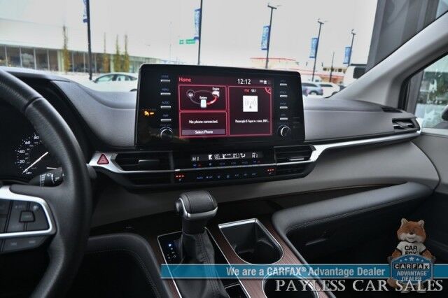 2023 Toyota Sienna XLE Hybrid / AWD / Power & Heated Leather Seats / Sunroof / Adaptive Cruise / Lane Depart & Blind Spot Alert / Rear Captain Chairs / 3rd Row / Apple CarPlay & Android Auto / Back Up Camera / 36 MPG / 1-Owner Anchorage AK