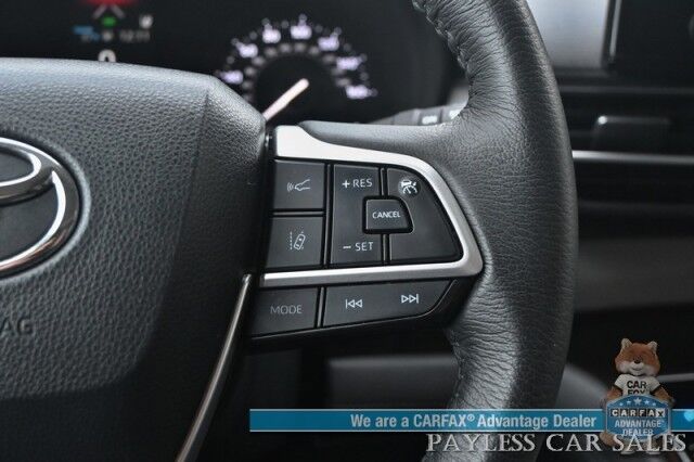 2023 Toyota Sienna XLE Hybrid / AWD / Power & Heated Leather Seats / Sunroof / Adaptive Cruise / Lane Depart & Blind Spot Alert / Rear Captain Chairs / 3rd Row / Apple CarPlay & Android Auto / Back Up Camera / 36 MPG / 1-Owner Anchorage AK