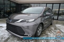 2023_Toyota_Sienna_XLE Hybrid / AWD / Power & Heated Leather Seats / Sunroof / Adaptive Cruise / Lane Depart & Blind Spot Alert / Rear Captain Chairs / 3rd Row / Apple CarPlay & Android Auto / Back Up Camera / 36 MPG / 1-Owner_ Anchorage AK