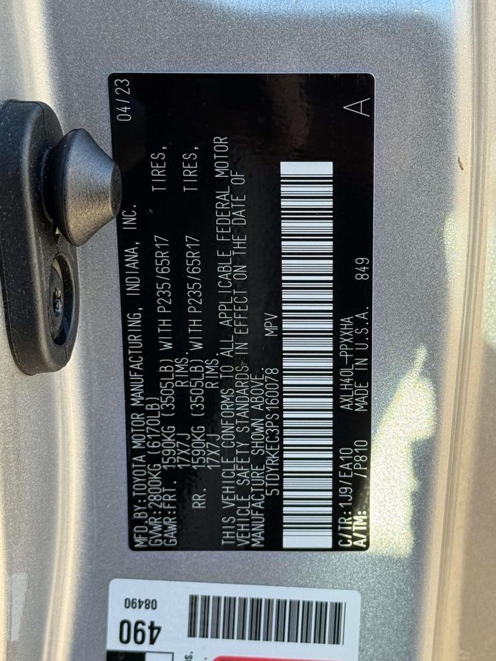 2023 Toyota Sienna XLE Fredericksburg VA