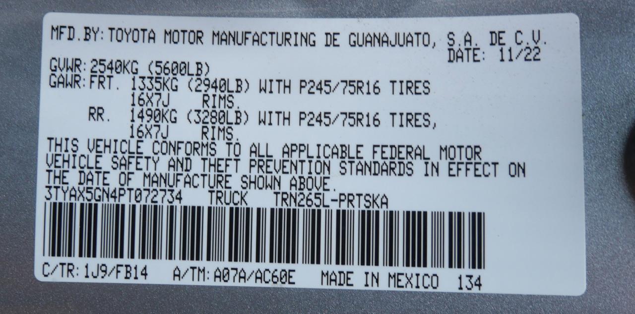 2023 Toyota Tacoma 2WD SR San Juan TX