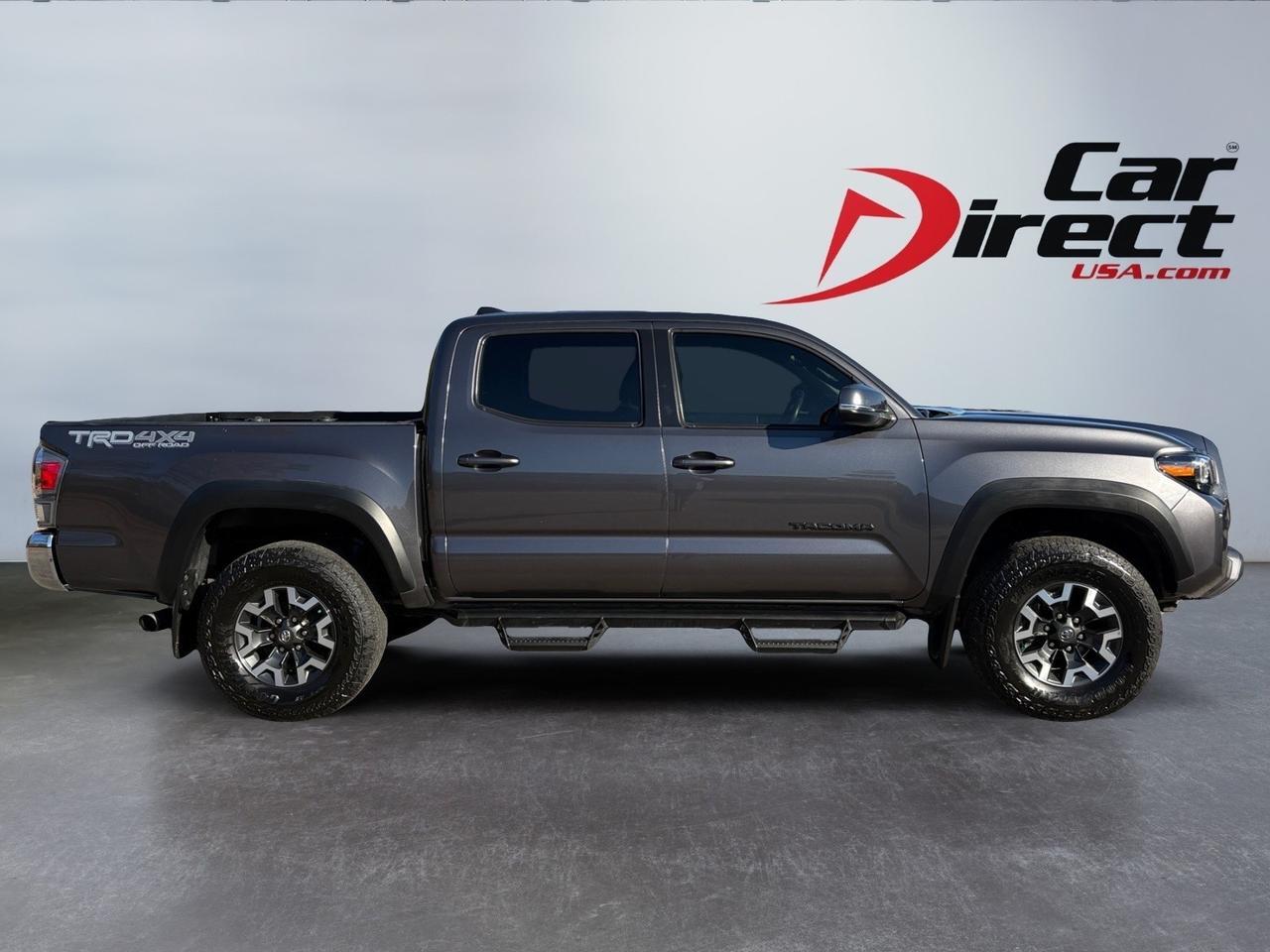 2023 Toyota Tacoma 4WD TRD Off Road, RUNNING BOARDS, TOW PACKAGE, FENDER FLARES, POWER TAILGATE, BACKUP CAMERA WITH PARKING SENSORS, NAVIGATION, KEYLESS START, ONLY 1 OWNER, CLEAN CARFAX, THIS TRUCK IS LIKE BRAND NEW!