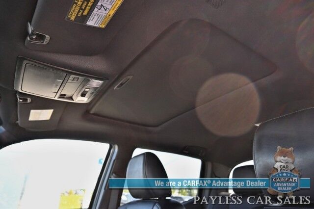 2023 Toyota Tacoma Limited / 4X4 / Crew Cab / Blackout Pkg / Power & Heated Leather Seats / NAV / JBL Speakers / Sunroof / Adaptive Cruise / Lane Departure & Blind Spot /Apple CarPlay & Android Auto / Back Up Camera / Bed Liner / Tow Pkg Anchorage AK