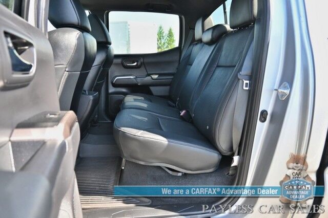 2023 Toyota Tacoma Limited / 4X4 / Crew Cab / Blackout Pkg / Power & Heated Leather Seats / NAV / JBL Speakers / Sunroof / Adaptive Cruise / Lane Departure & Blind Spot /Apple CarPlay & Android Auto / Back Up Camera / Bed Liner / Tow Pkg Anchorage AK