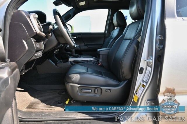 2023 Toyota Tacoma Limited / 4X4 / Crew Cab / Blackout Pkg / Power & Heated Leather Seats / NAV / JBL Speakers / Sunroof / Adaptive Cruise / Lane Departure & Blind Spot /Apple CarPlay & Android Auto / Back Up Camera / Bed Liner / Tow Pkg Anchorage AK