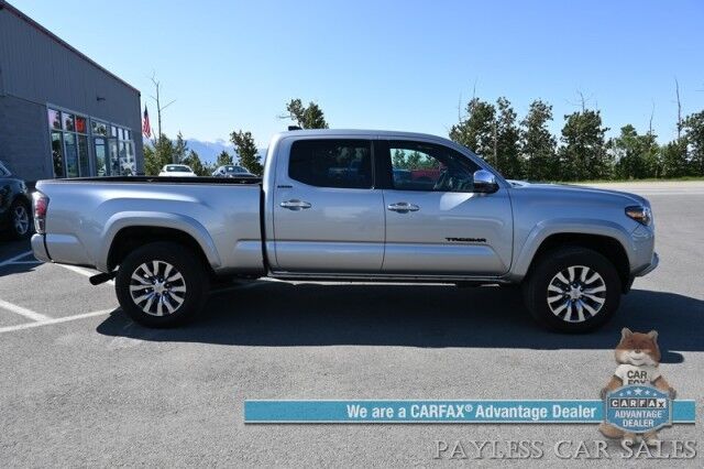2023 Toyota Tacoma Limited / 4X4 / Crew Cab / Blackout Pkg / Power & Heated Leather Seats / NAV / JBL Speakers / Sunroof / Adaptive Cruise / Lane Departure & Blind Spot /Apple CarPlay & Android Auto / Back Up Camera / Bed Liner / Tow Pkg Anchorage AK