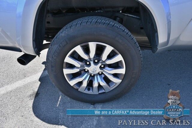 2023 Toyota Tacoma Limited / 4X4 / Crew Cab / Blackout Pkg / Power & Heated Leather Seats / NAV / JBL Speakers / Sunroof / Adaptive Cruise / Lane Departure & Blind Spot /Apple CarPlay & Android Auto / Back Up Camera / Bed Liner / Tow Pkg Anchorage AK